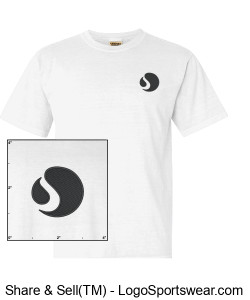 Comfort Colors Adult Heavyweight T-Shirt - Front & Back Welcome to How Logo, White Design Zoom
